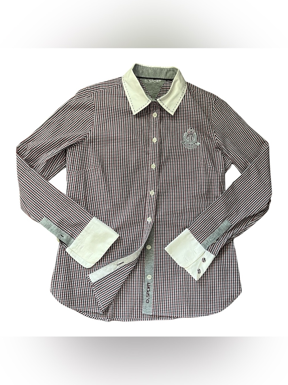 Devernois D. Sport women's preppy button up